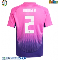 Maglie da calcio Germania Antonio Rudiger #2 Seconda Maglia Europei 2024 Manica Corta